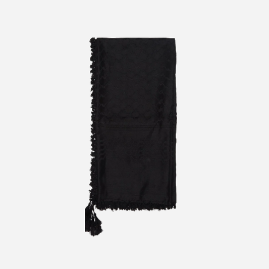 All Black Keffiyeh Scarf