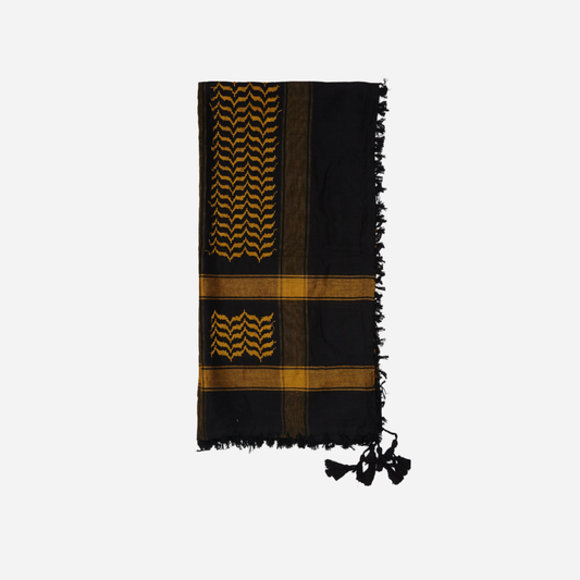 Black & Orange Keffiyeh Scarf