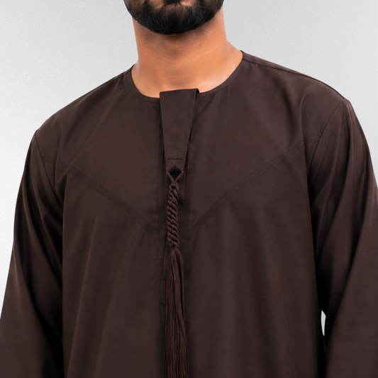 Espresso Brown - Men’s Classic Emirati Thobe