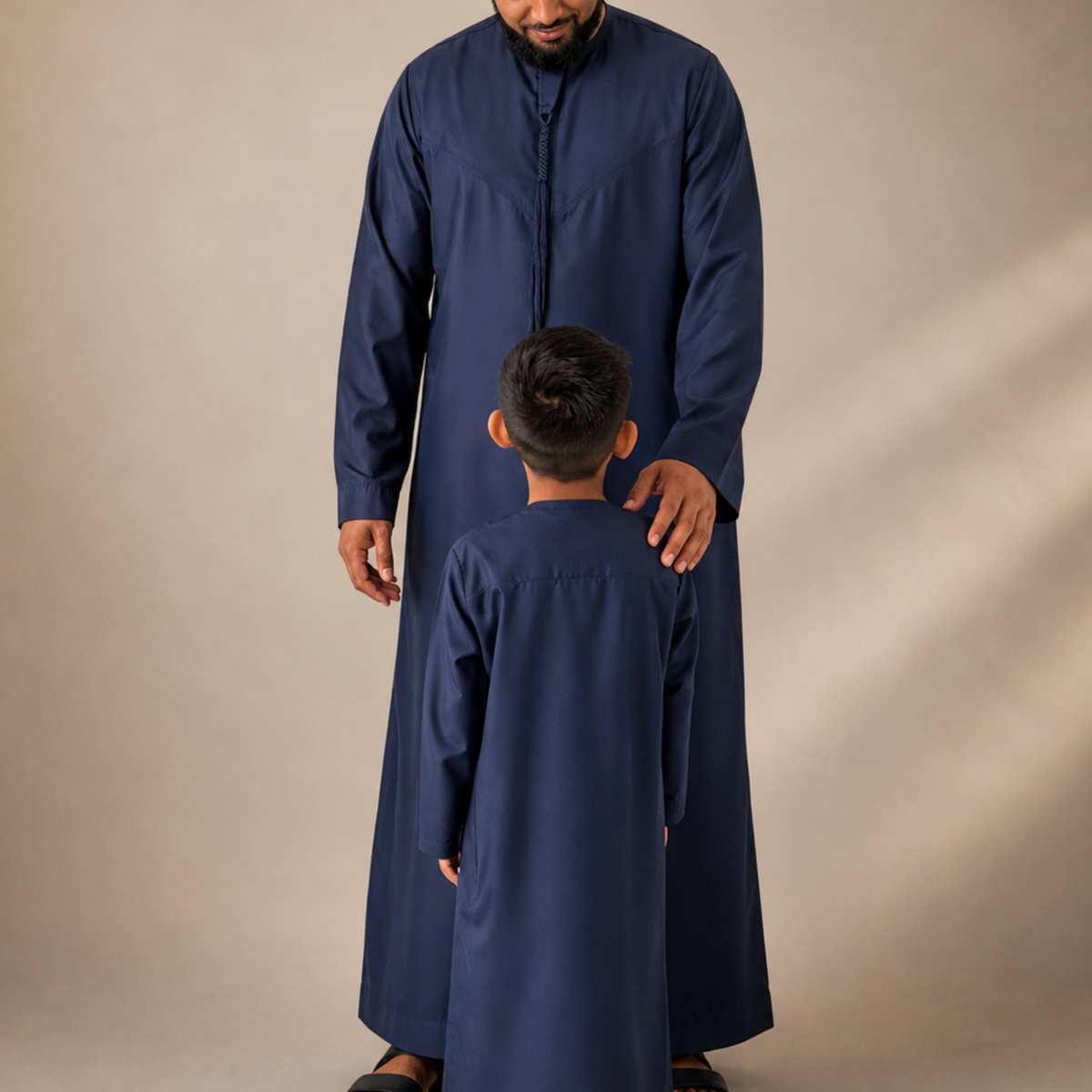 Navy Blue - Kids Classic Emirati Thobe