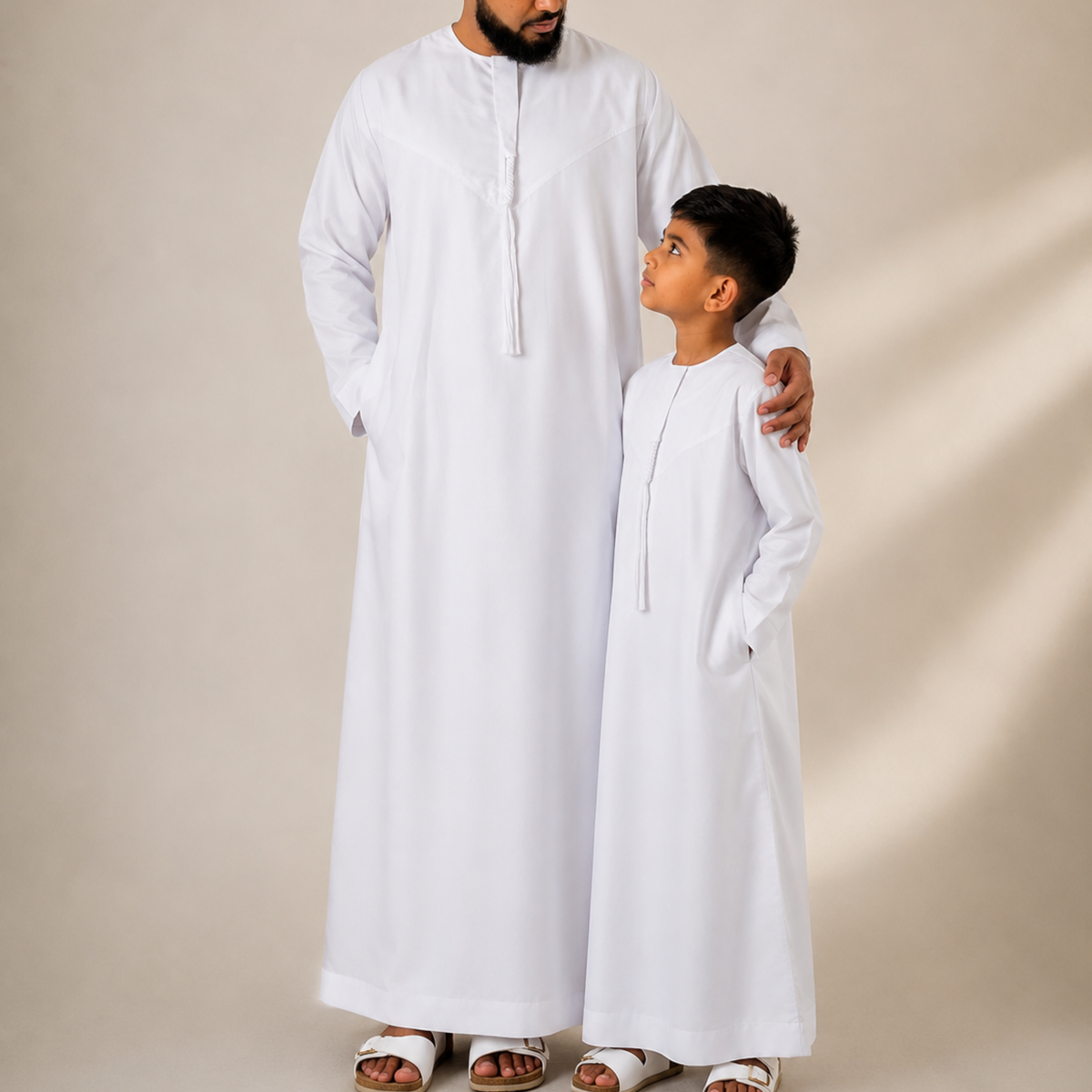 White - Kids Classic Emirati Thobe