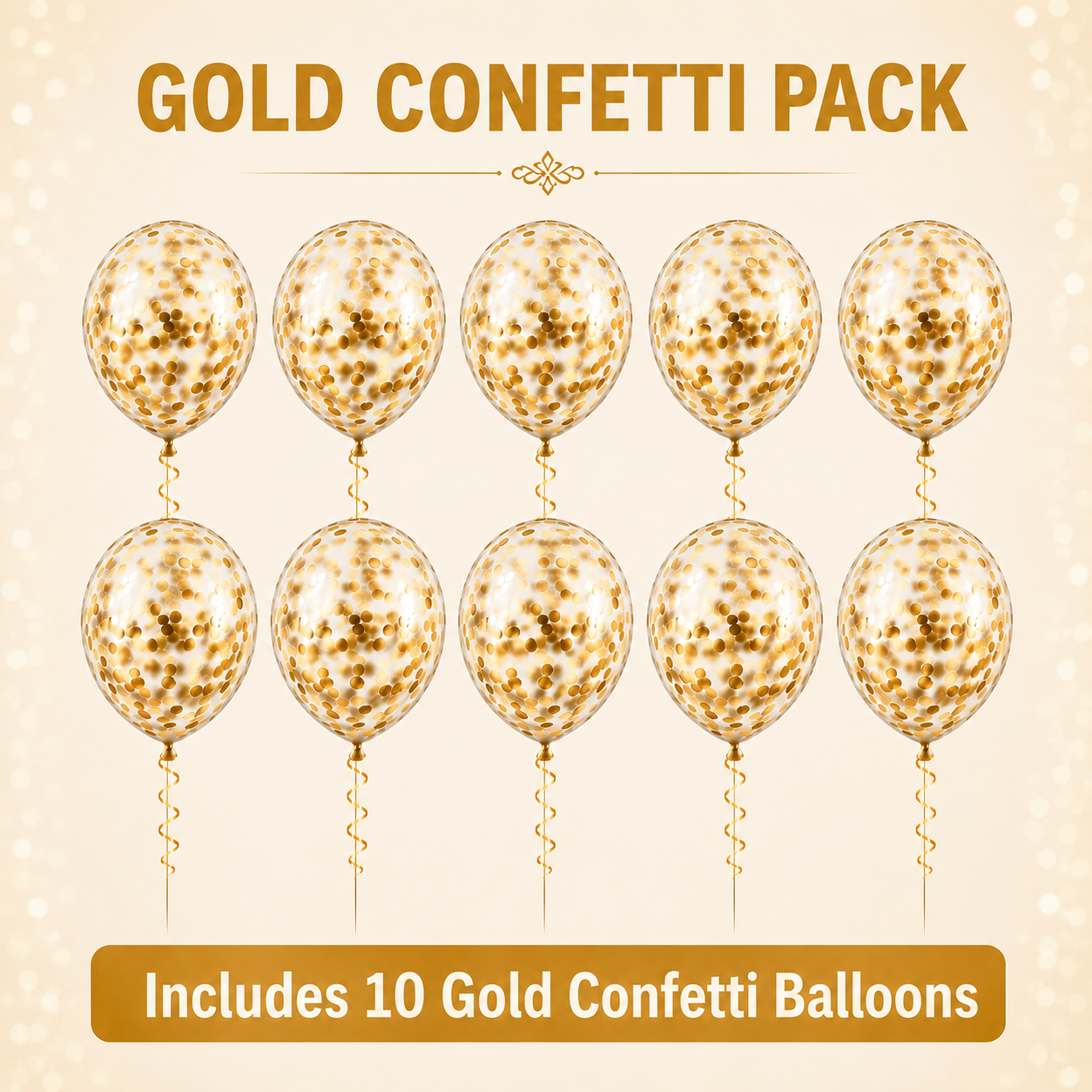 Eid Mubarak Balloon Set (10 Pack)