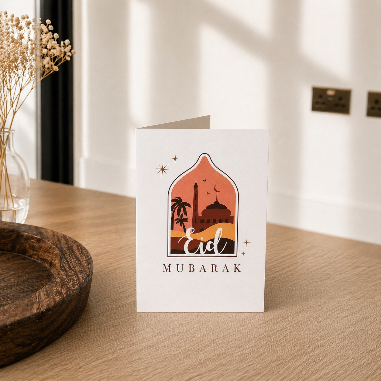 Luxury Eid Mubarak Greeting Cards Set