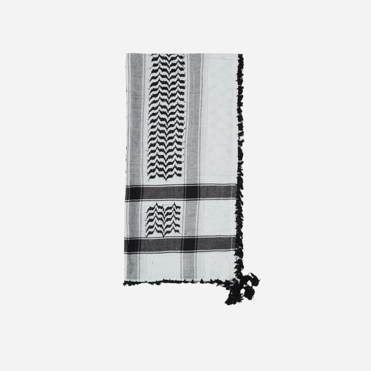 Black & White Keffiyeh Scarf
