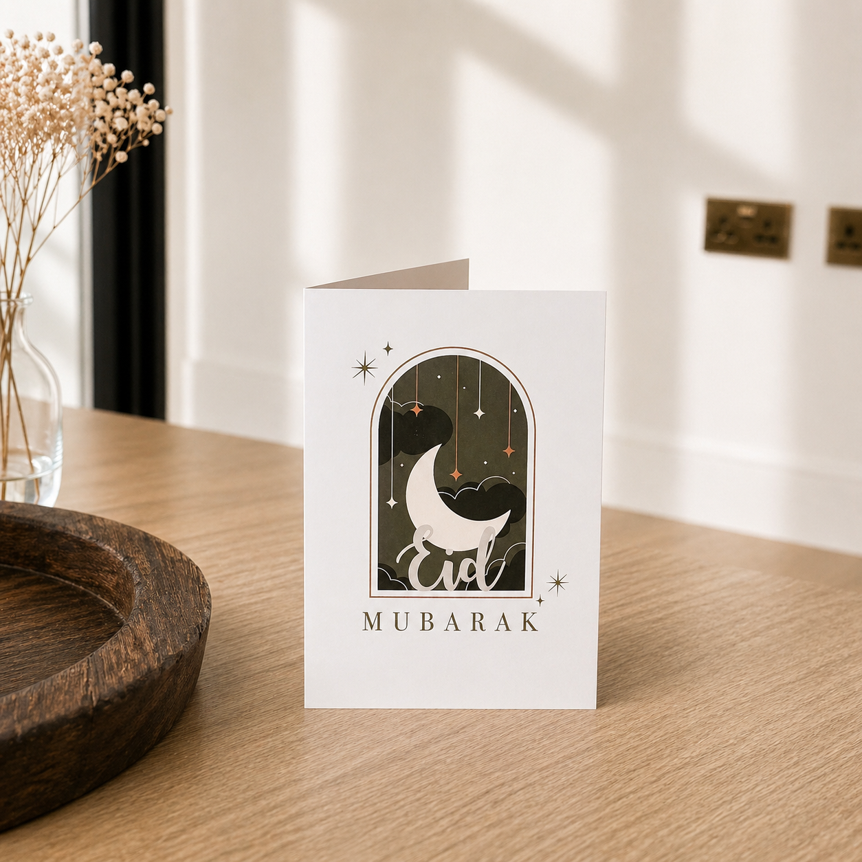 Luxury Eid Mubarak Greeting Cards Set