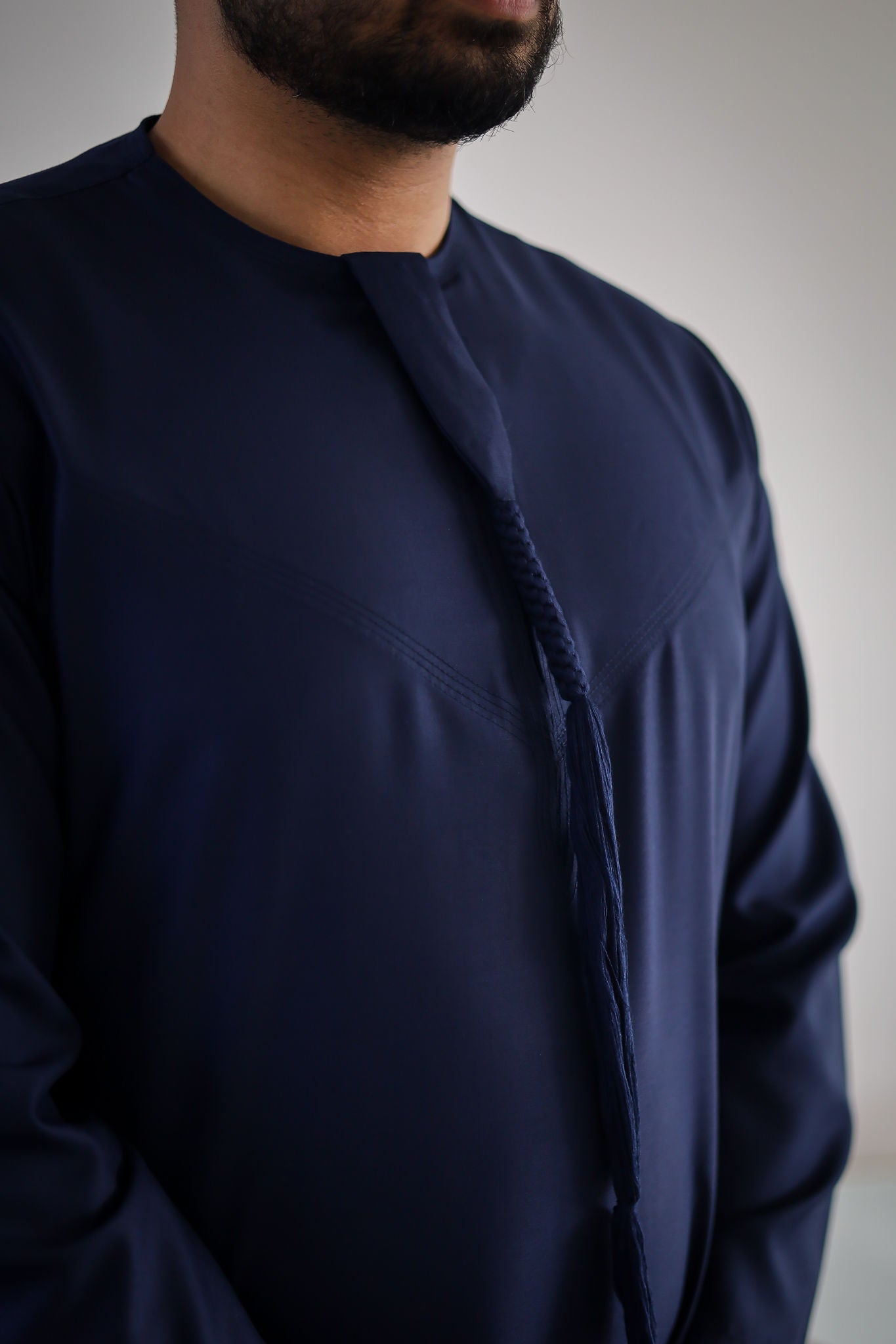 Navy Blue - Men’s Classic Emirati Thobe
