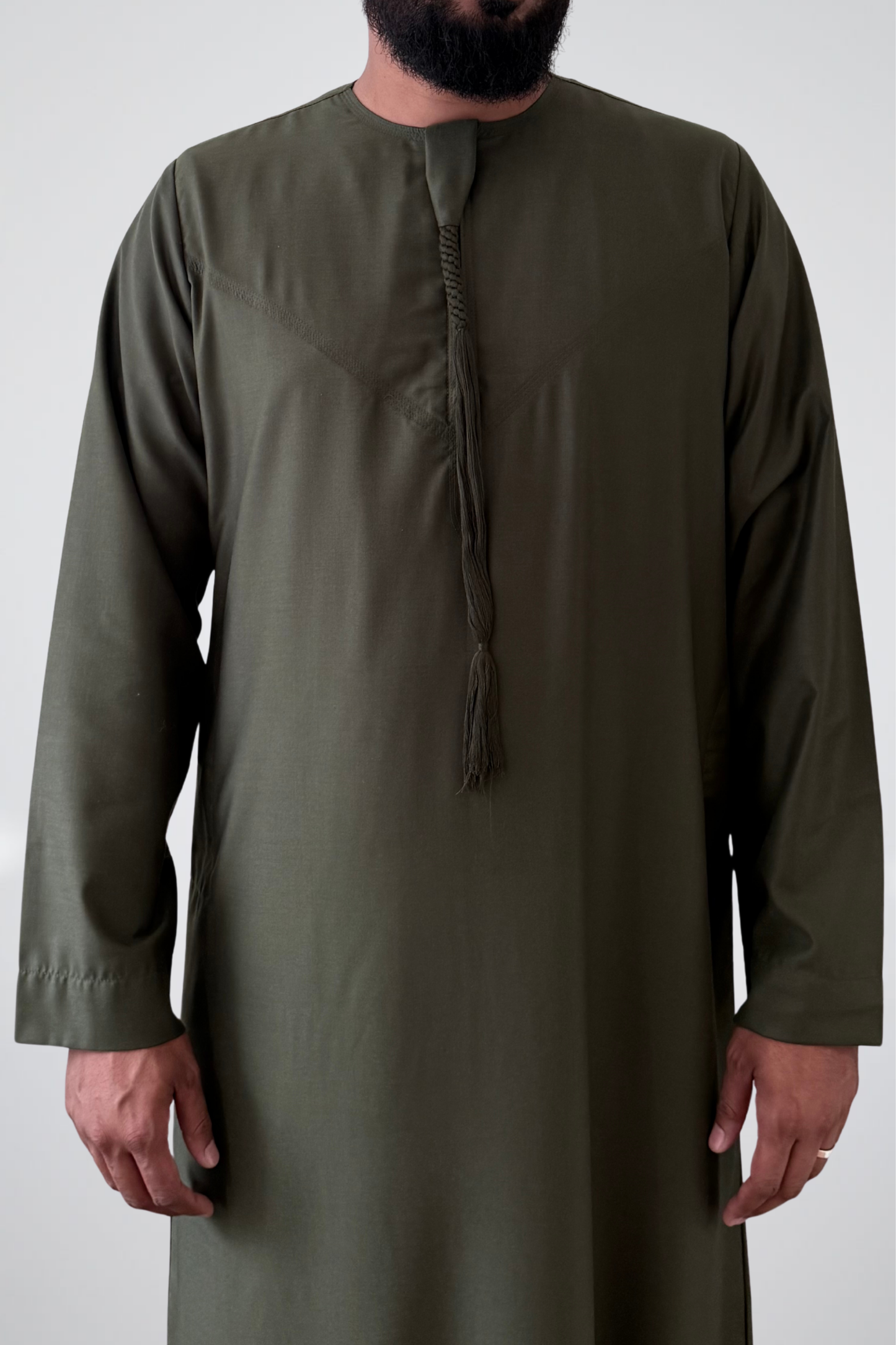 Olive Green - Men’s Classic Emirati Thobe
